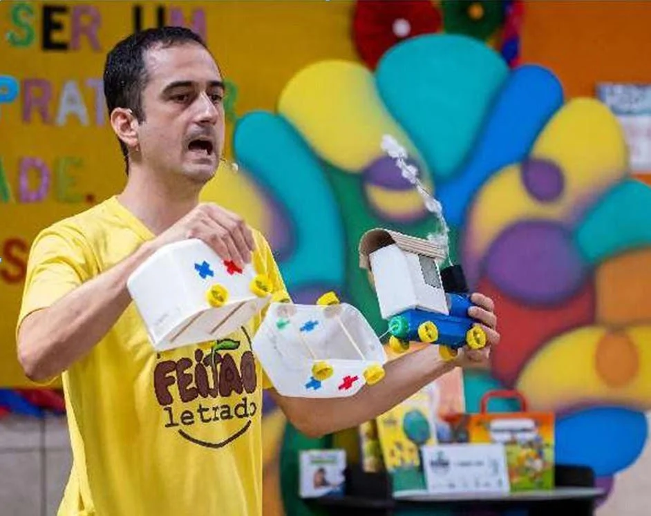 Feijão Letrado leva ações culturais a Jundiaí e Cajamar com doação de livros e atividades educativas