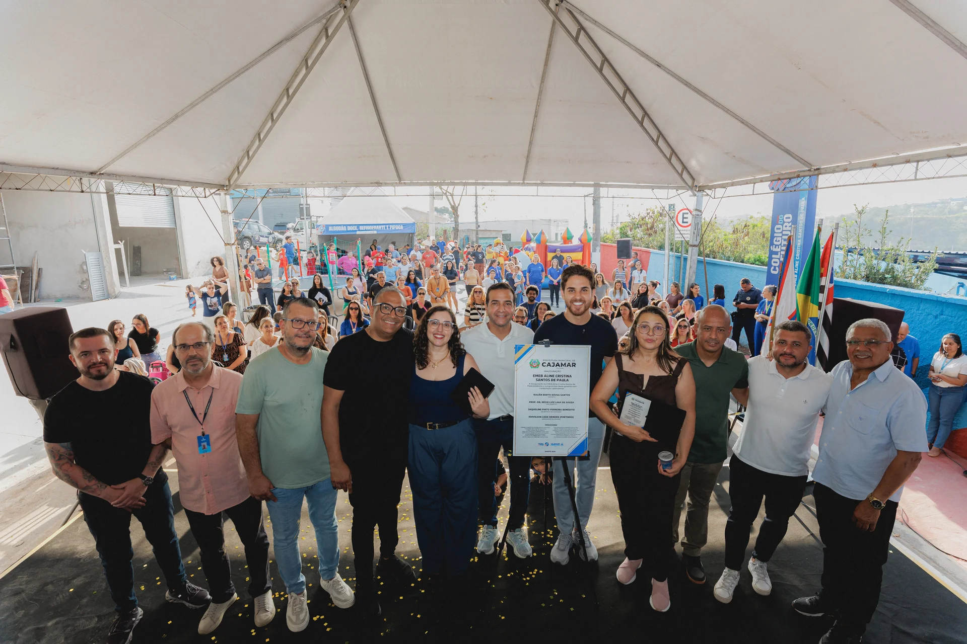 Prefeitura de Cajamar entrega EMEB Aline Cristina Santos de Paula dentro dos padrões do Colégio do Futuro