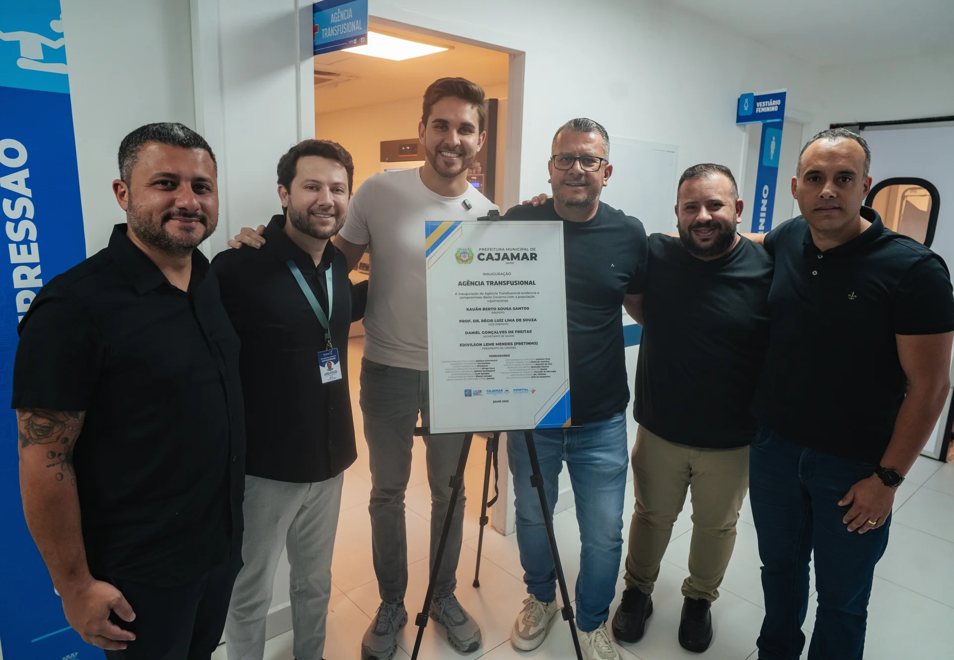 Prefeitura de Cajamar inaugura Agência Transfusional de Sangue e amplia capacidade de atendimento em casos de urgência