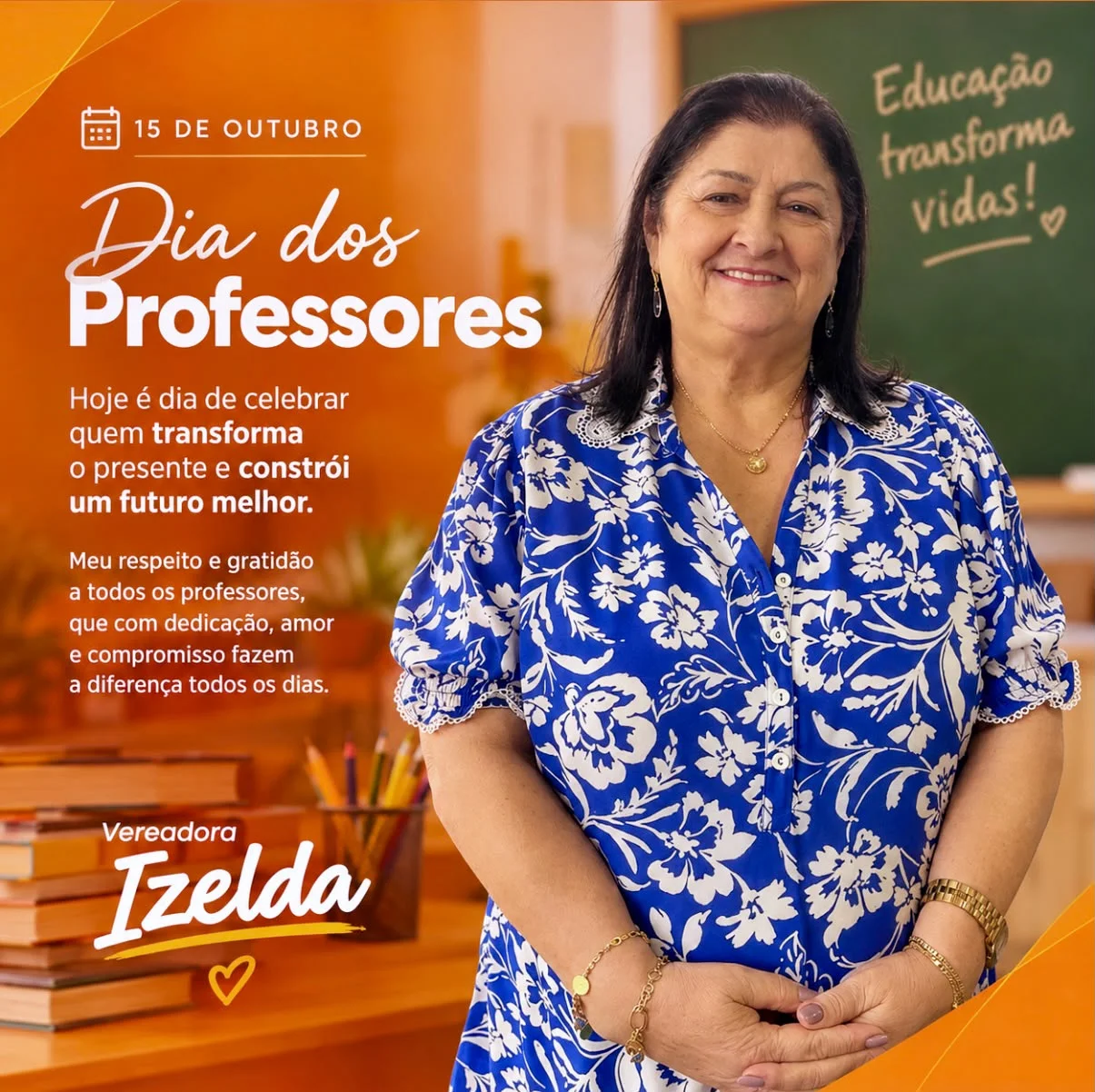 Vereadora Izelda Homenageia os Professores