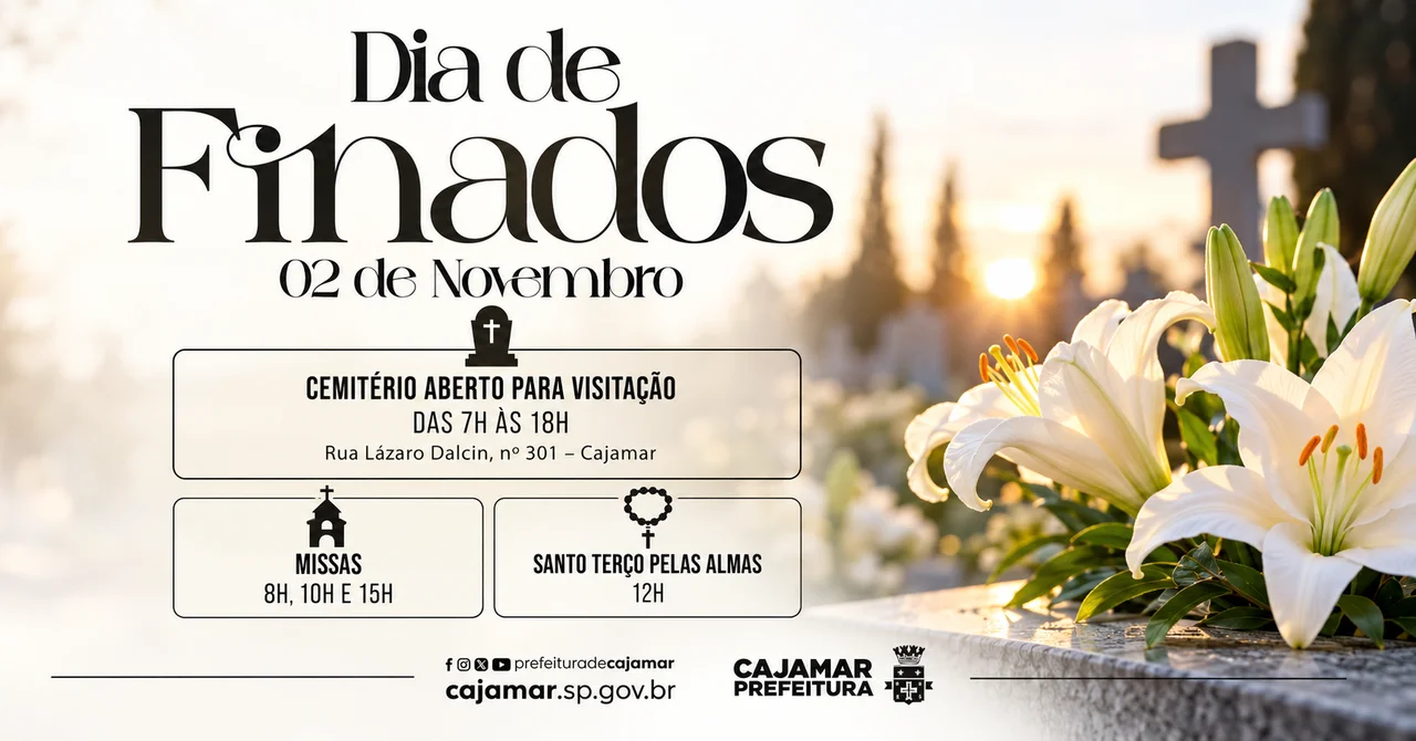Cemitério Municipal de Cajamar se prepara para receber visitantes no Dia de Finados