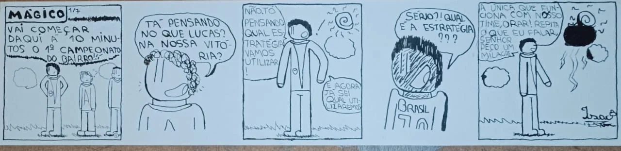 Tirinha para entretenimento - By Isac
