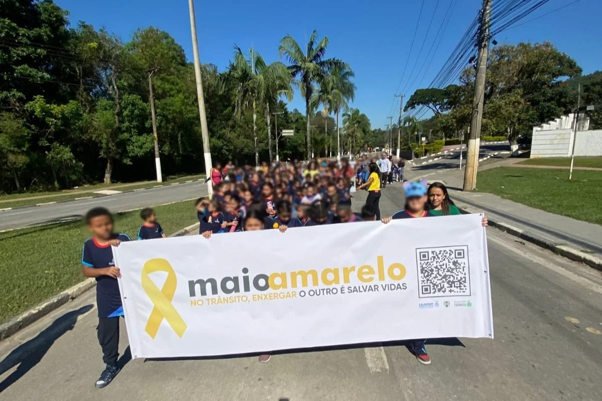 Demutran encerra Maio Amarelo com ações educativas que mobilizaram estudantes da rede municipal Campanha reforçou a importância da empatia, do respeito e da responsabilidade para a construção de um trânsito mais seguro