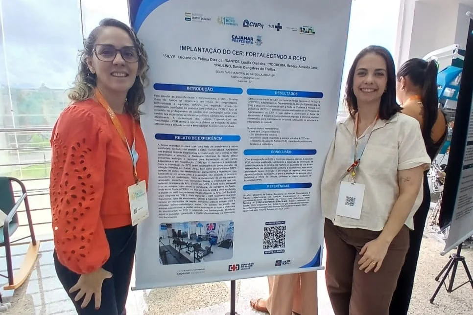 Cajamar apresenta experiência do CER II em simpósio nacional sobre a Rede de Cuidados à Pessoa com Deficiência