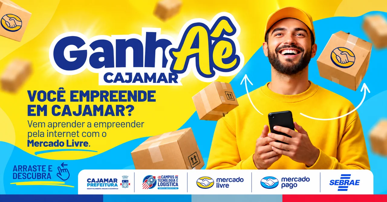 Prefeitura de Cajamar promove capacitação gratuita para empreendedores em parceria com Mercado Livre e Mercado Pago