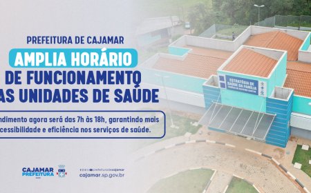 Prefeitura amplia horário de funcionamento das unidades de saúde de Cajamar