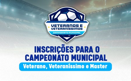 Prefeitura de Cajamar abre inscrições para o Campeonato Municipal Veterano, Veteraníssimo e Master 2025