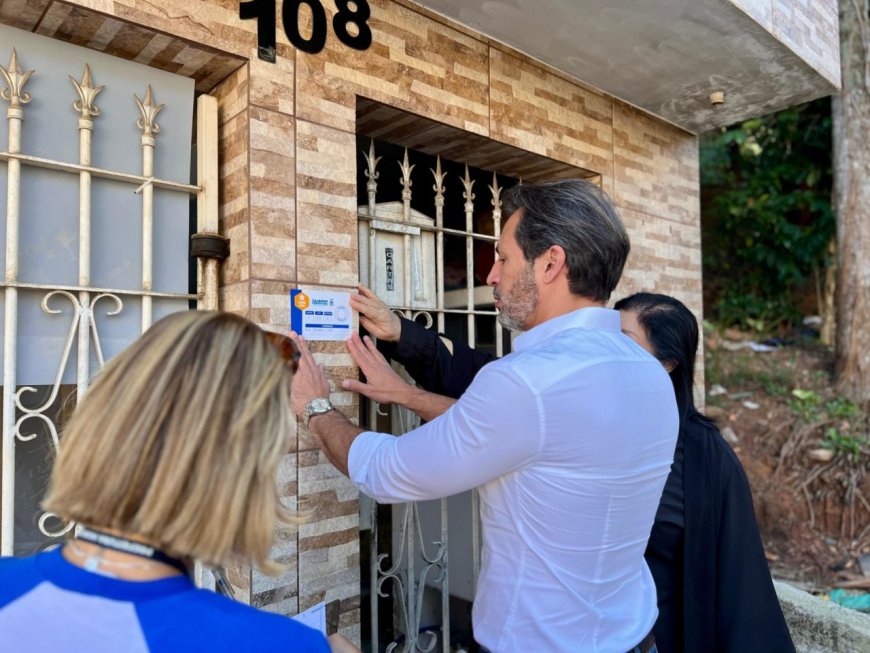 Prefeitura de Cajamar dá mais um passo no programa Casa Legal com início da selagem no Jardim Mariana