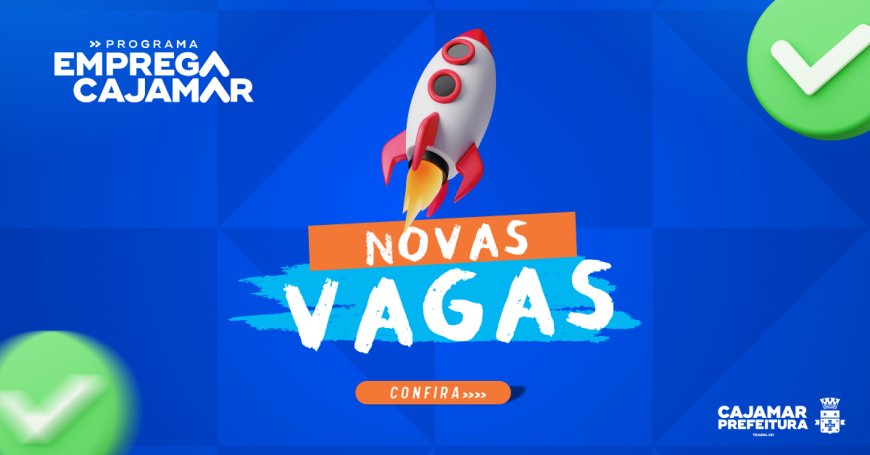 Secretaria de Emprego e Relações do Trabalho de Cajamar oferece novas oportunidades