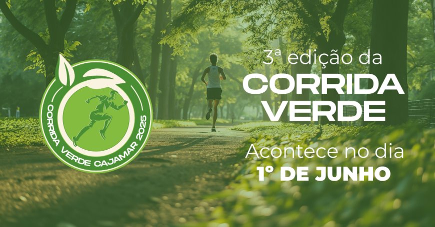 3ª edição da Corrida Verde acontece em 01 de junho