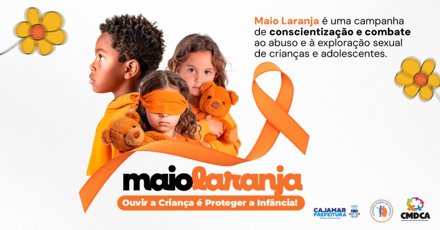 Maio Laranja 2025: Cajamar mobilizada pela proteção de crianças e adolescentes