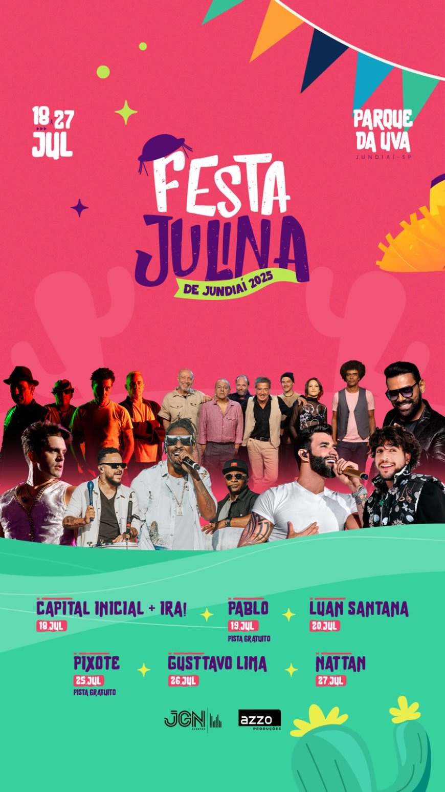 Festa Julina de Jundiaí: começa a venda de ingressos para os melhores shows