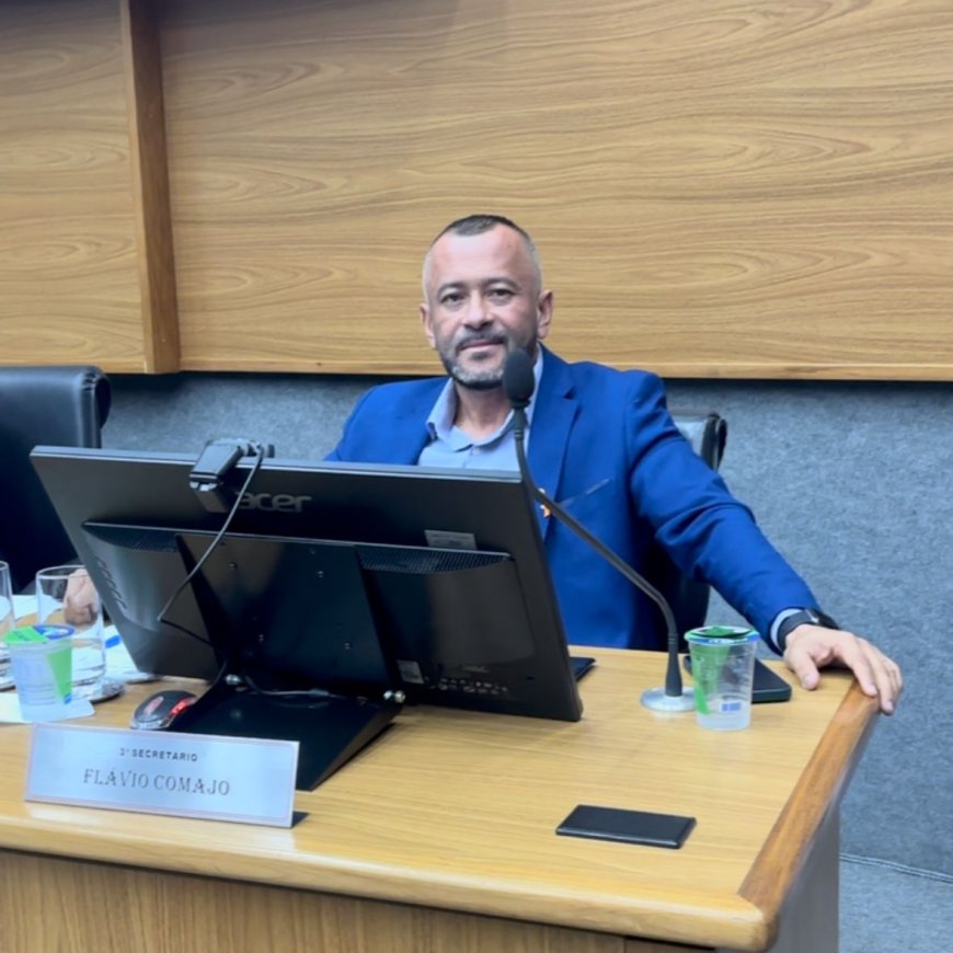 Vereador Flávio Comajo apresenta indicação sobre segurança
