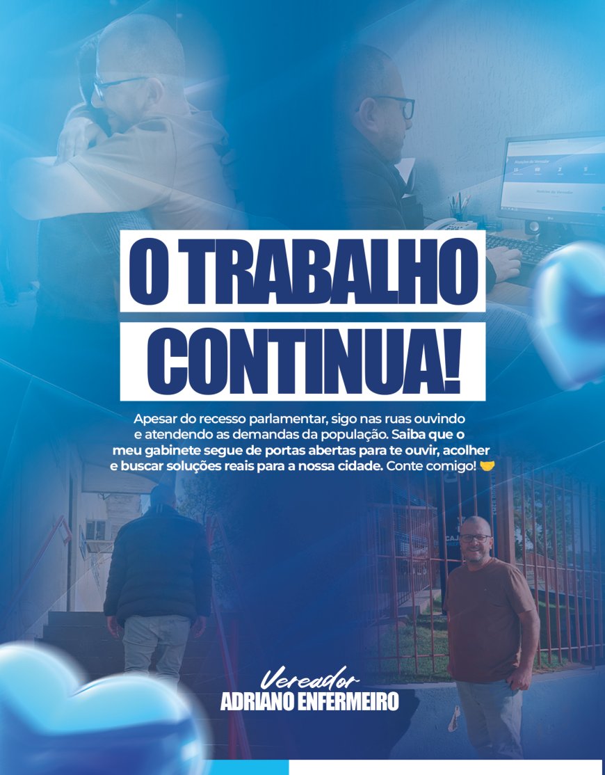 Vereador Adriano Enfermeiro