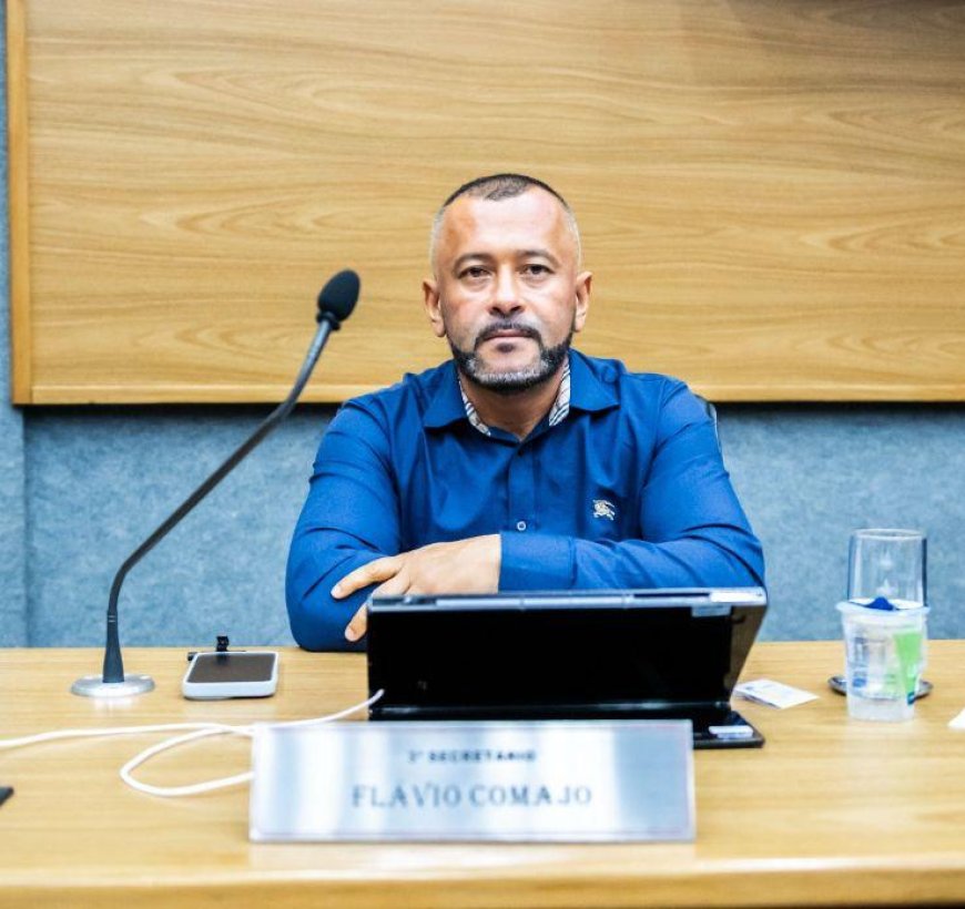Vereador Flávio Comajo apresenta indicação sobre manutenção no Parque Linear