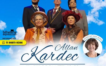 Espetáculo sobre a vida de Allan Kardec no Centro de Eventos de Barueri.