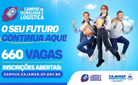 Pela primeira vez na história, Cajamar inicia inscrições em seu próprio Campus de Logística e Tecnologia