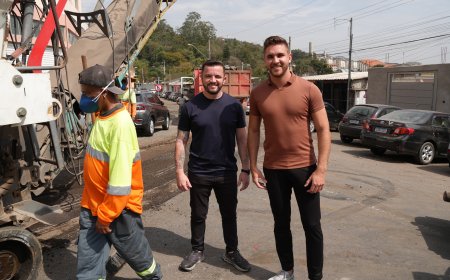 Kauan anuncia pacote de pavimentação e primeira ciclovia da história de Cajamar