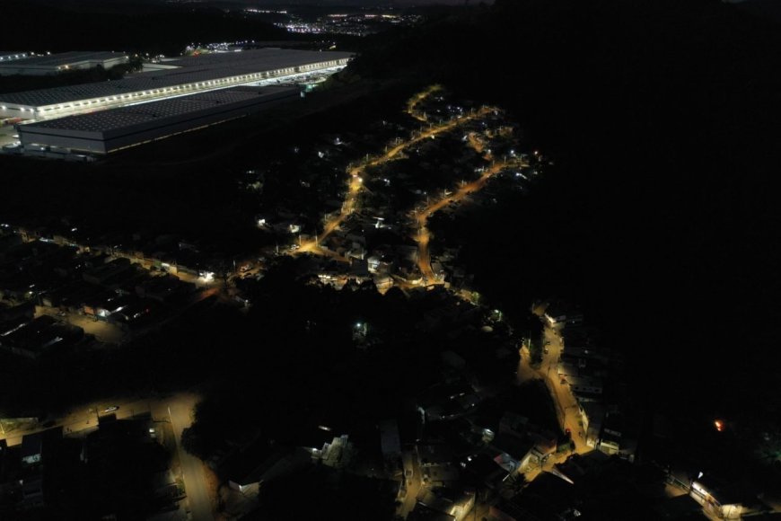 Ilumina Cajamar avança e chega ao bairro Vila Nova Paraná