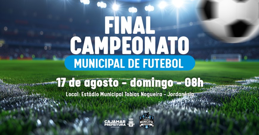 Cajamar realiza final do Campeonato Municipal de Futebol neste domingo