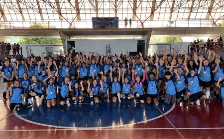 Mais de 450 crianças participam do 3º Festival de Mini vôlei de Cajamar