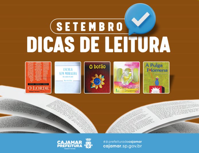 Dicas de leitura para você se inspirar neste mês!
