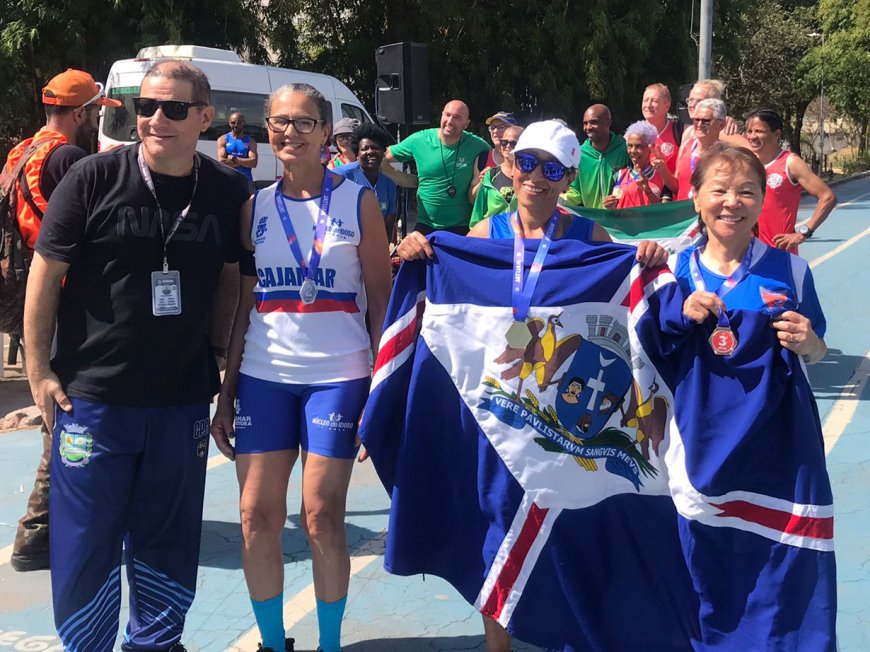 Idosos de Cajamar brilham no 17º JATIJAN e conquistam medalhas para o município