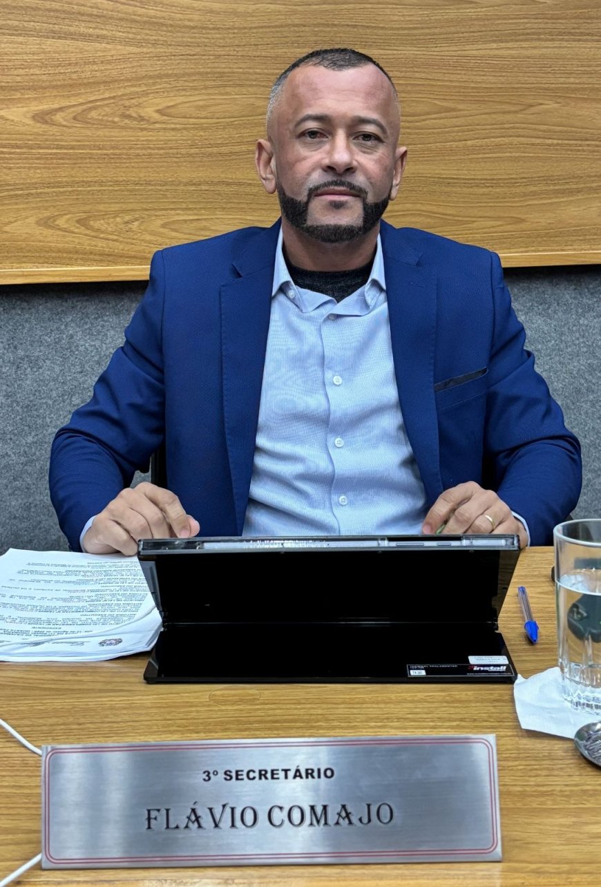 Vereador Flávio Comajo apresenta indicação à Saúde