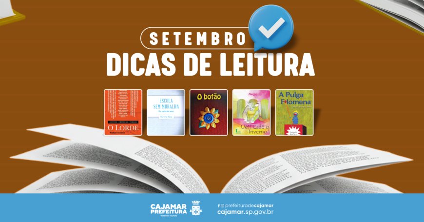 Dicas de leitura para você se inspirar neste mês!