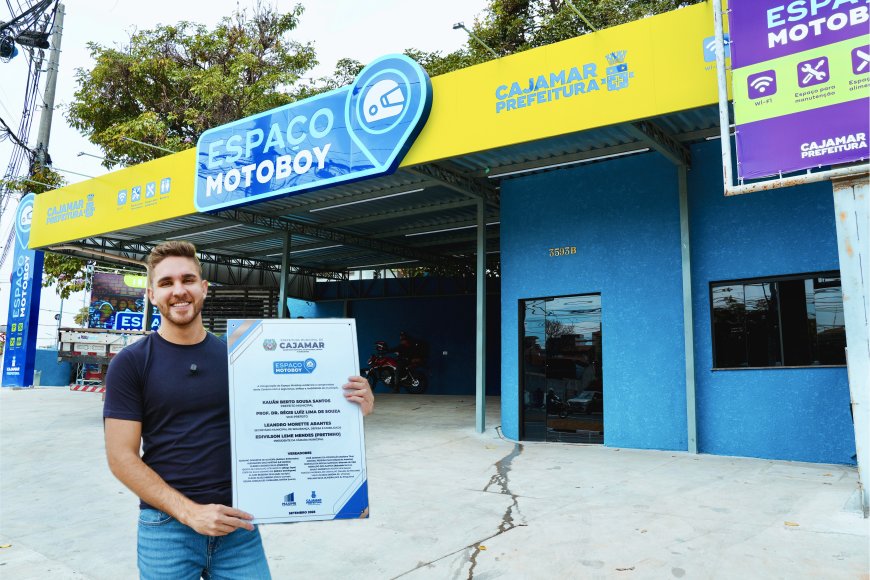 Kauan inaugura o 1º Espaço Motoboy de Cajamar