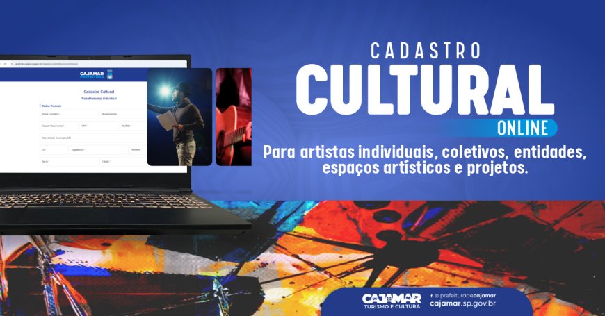 Secretaria de Turismo e Cultura lança cadastro cultural online