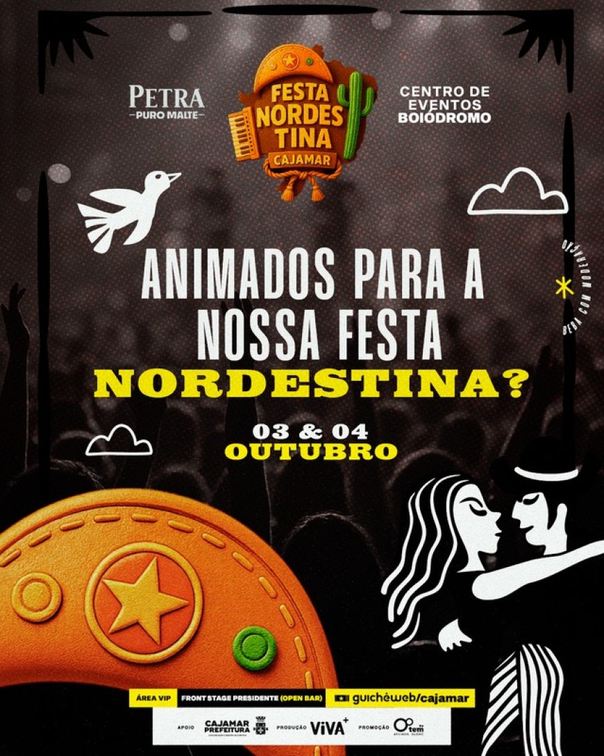 Sexta-feira é dia de festa: Natanzinho Lima e Banda Magníficos abrem a Festa Nordestina de Cajamar