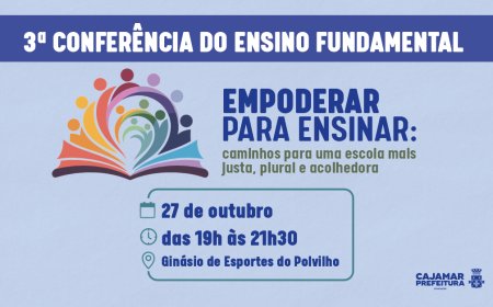 3ª Conferência do Ensino Fundamental ocorre no dia 27, segunda-feira