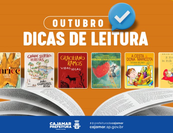 Dicas de livros para você se inspirar no mês das Crianças e da Leitura!