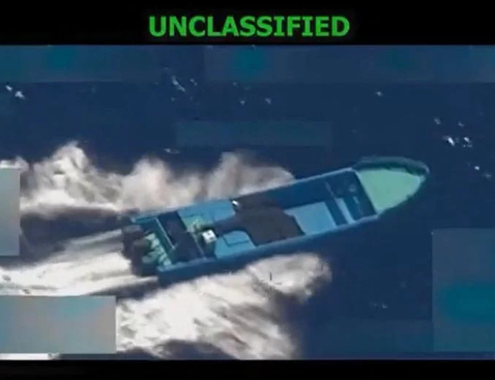 EUA realizam ataque em lancha pela primeira vez no Oceano Pacífico