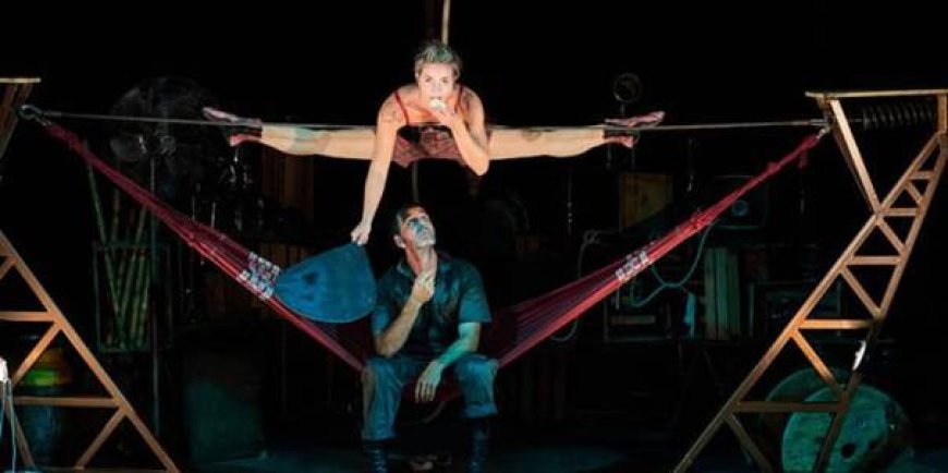 Trilogia Vizinhos, Balbúrdia e Cachimônia espetáculo que mistura acrobacia e performance no Sesc Belenzinho