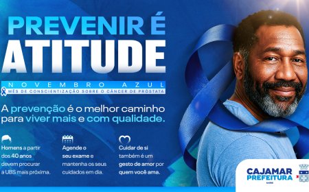 Prevenir é atitude: Novembro Azul conscientiza sobre o câncer de próstata