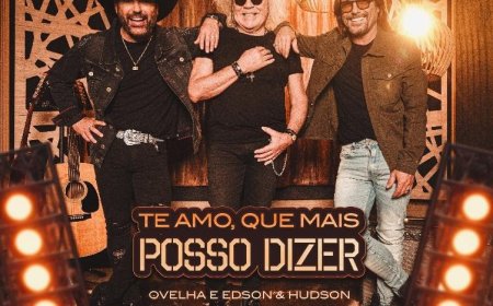 Fôlego renovado: Cantor Ovelha estreia em lançamento ao lado de Edson & Hudson