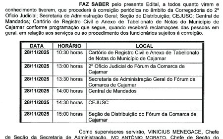 Edital de Correição