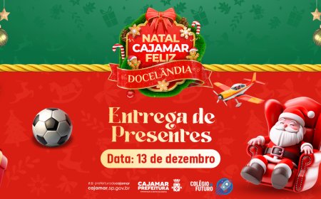 Prefeitura de Cajamar realiza grande entrega de presentes de Natal no dia 13 de dezembro