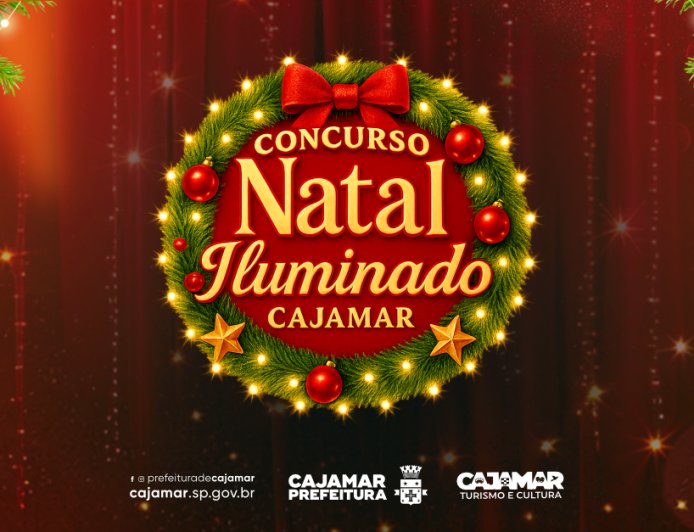 Cajamar lança Concurso de Decoração Natalina “Natal Iluminado”