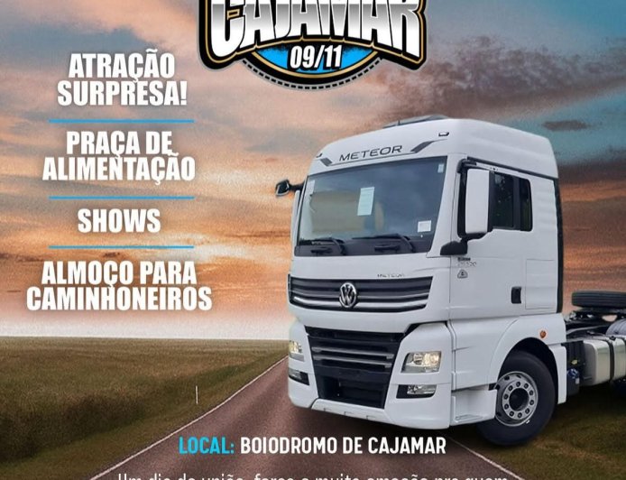 Cajamar recebe o 5º Encontro de Caminhoneiros neste domingo (09/11)
