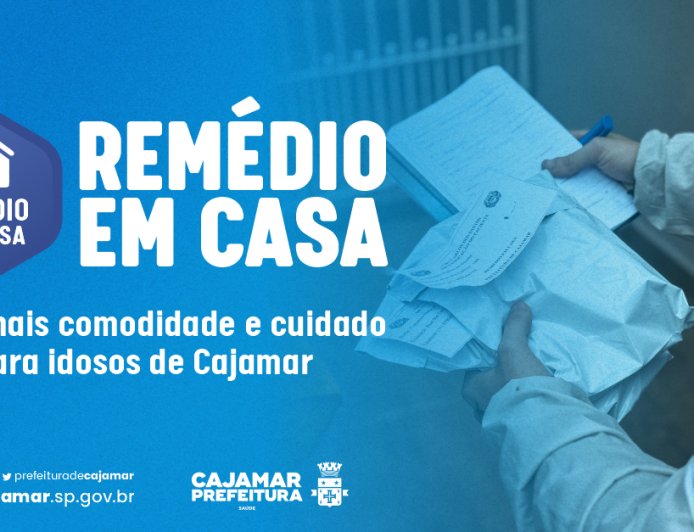 “Remédio em Casa” leva mais comodidade e cuidado para idosos de Cajamar