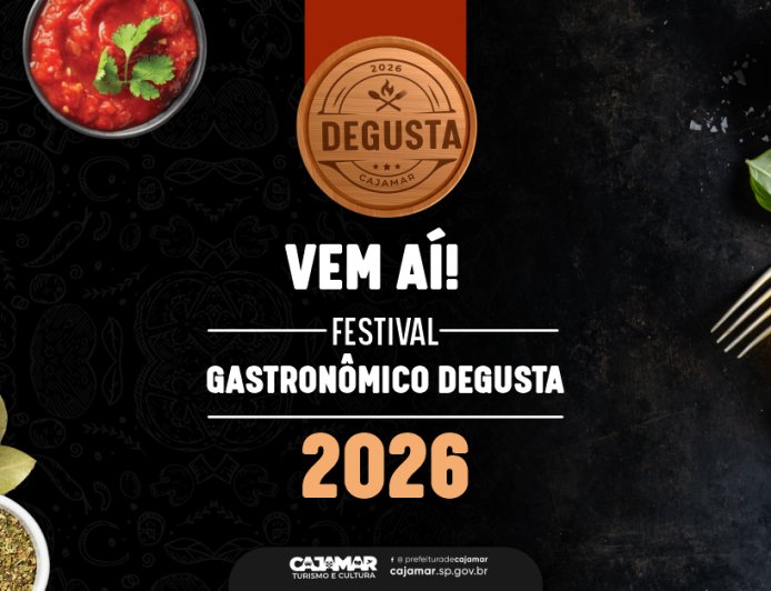 Vem aí o Festival Gastronômico Degusta Cajamar 2026!