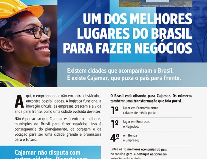 Cajamar conquista 1º lugar em Economia no ranking VEJA Negócios 2025