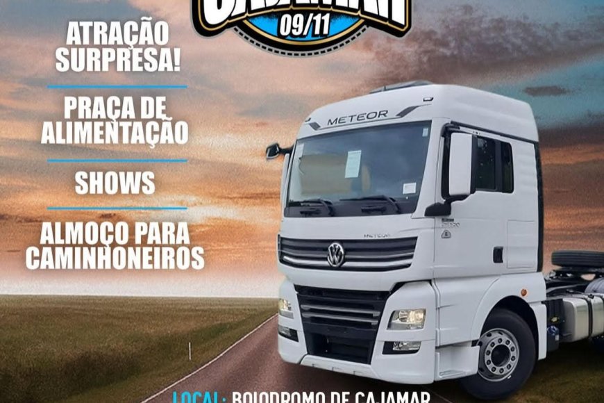 Cajamar recebe o 5º Encontro de Caminhoneiros neste domingo (09/11)