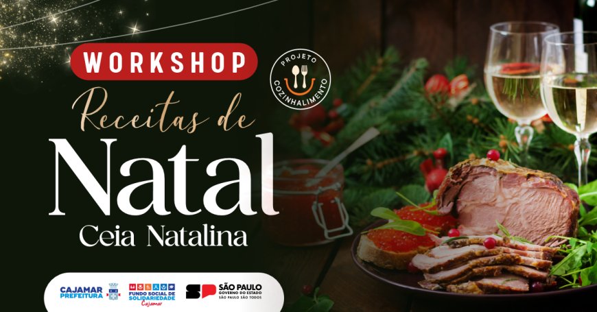 Carreta do Projeto CozinhAlimento chega a Cajamar com curso gratuito de Ceia Natalina