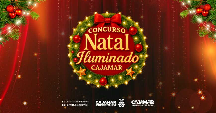 Cajamar lança Concurso de Decoração Natalina “Natal Iluminado”