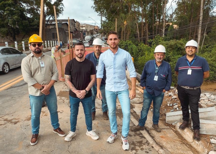 Kauan anuncia conclusão da obra na ponte do Guaturinho em tempo recorde