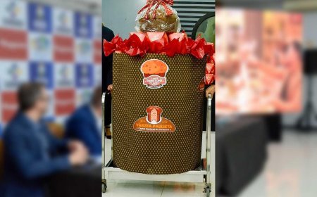 Várzea Paulista desafia recorde mundial e projeta o maior panetone do mundo com 350 kg